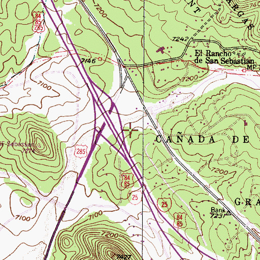 Topographic Map of 10231 Water Well, NM
