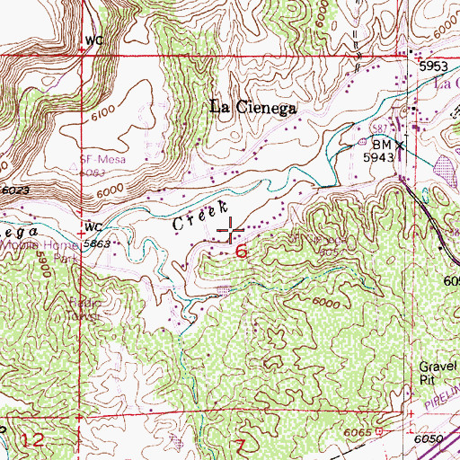Topographic Map of RG-22606 Water Well, NM