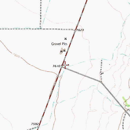 Topographic Map of 10014 Water Well, NM