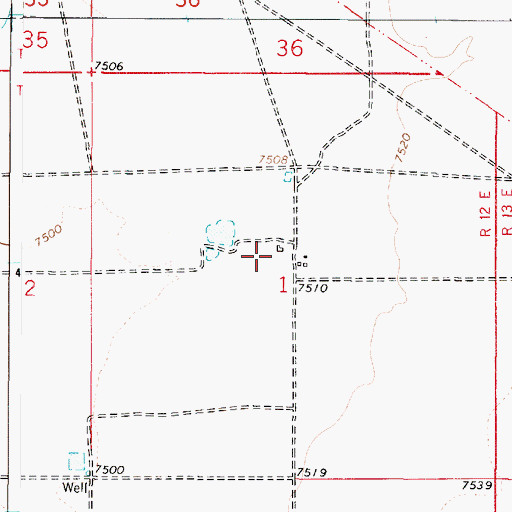 Topographic Map of Water Well 1, NM