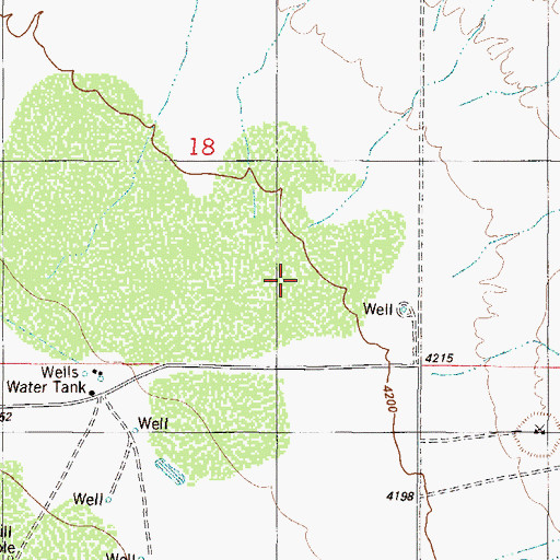 Topographic Map of Boles Number 3 Water Well, NM
