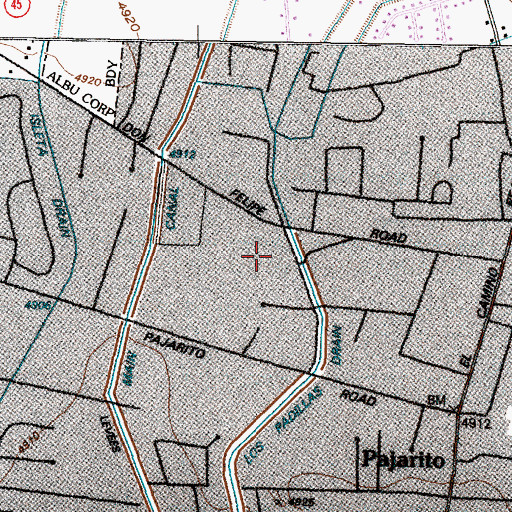 Topographic Map of 10010 Water Well, NM