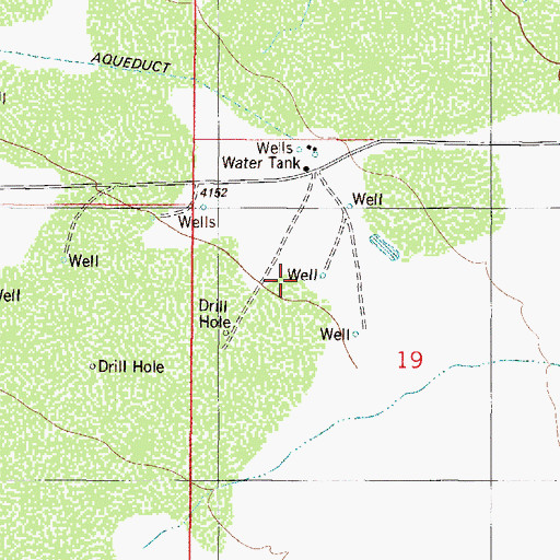 Topographic Map of Boles Number 7 Water Well, NM