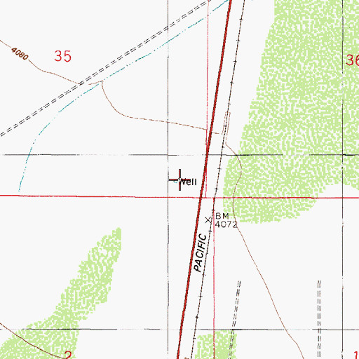 Topographic Map of Water Well Number 2, NM