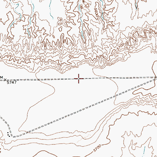 Topographic Map of 13T-514 Water Well, NM