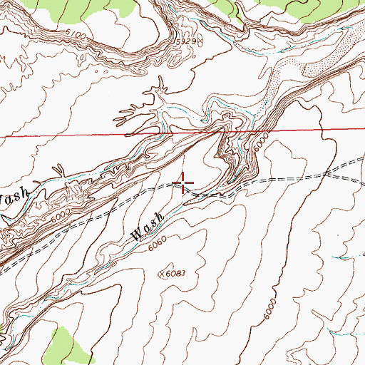 Topographic Map of 12T-634 Water Well, NM