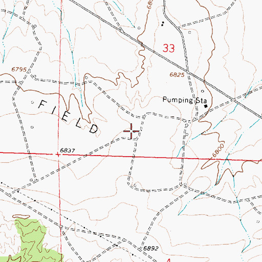 Topographic Map of LSE EBU 79 Water Well, NM