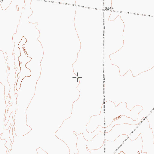 Topographic Map of 12T-601 Water Well, NM