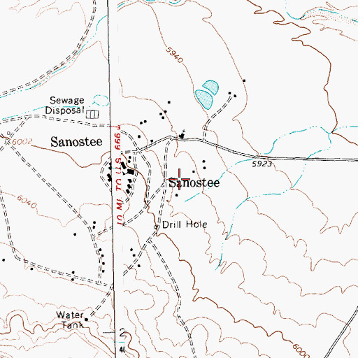 Topographic Map of PM-1 Water Well, NM