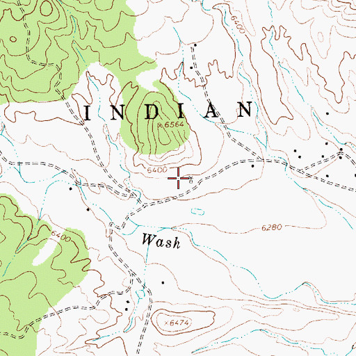 Topographic Map of 12T-516 Water Well, NM
