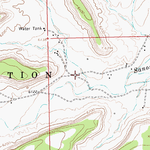 Topographic Map of NA-79-204 Water Well, NM