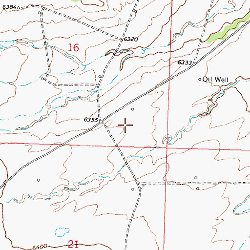 Topographic Map of SJ-412 Water Well, NM