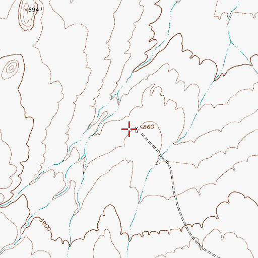 Topographic Map of 12T-338 Water Well, NM