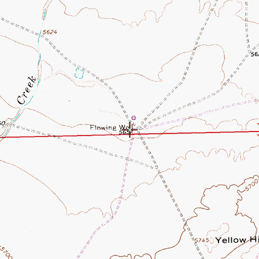 Topographic Map of 12T-508 Water Well, NM