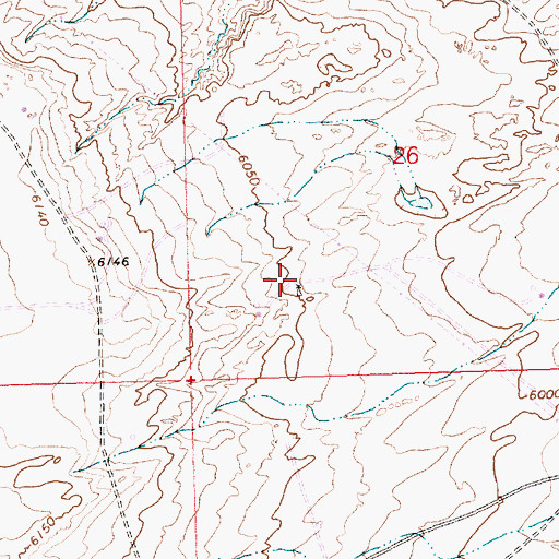Topographic Map of I3T-501 Water Well, NM