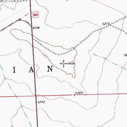 Topographic Map of 12K-309 Water Well, NM