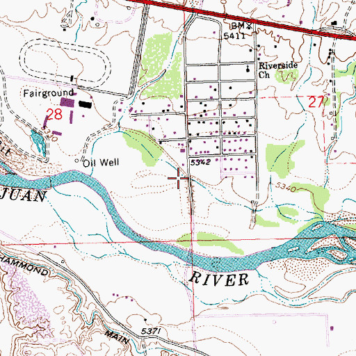 Topographic Map of PN-4 Water Well, NM