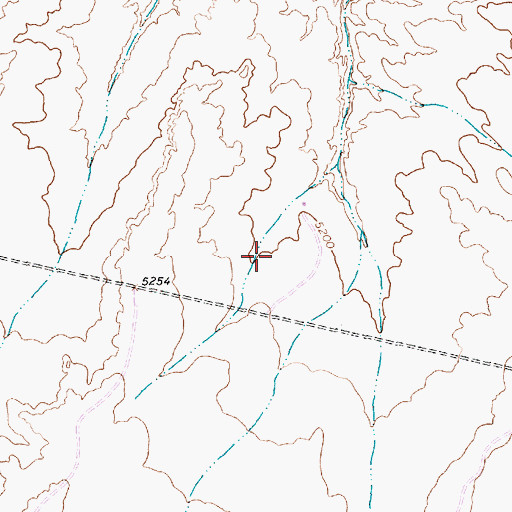 Topographic Map of SJ-525 Water Well, NM