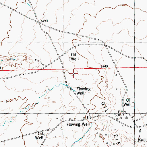 Topographic Map of 12T-548 Water Well, NM