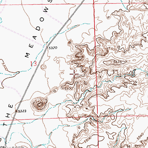 Topographic Map of SJ-13-2 Water Well, NM