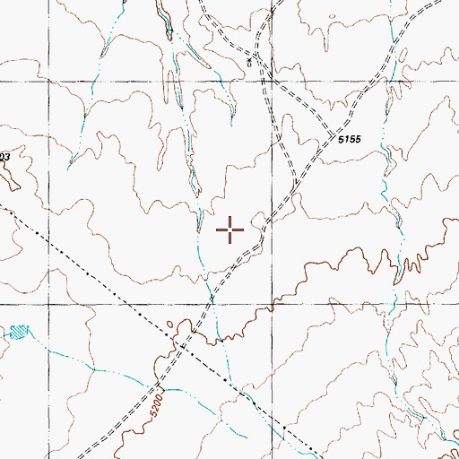 Topographic Map of 12T-505 Water Well, NM