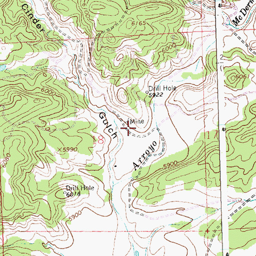 Topographic Map of PC-1 Water Well, NM