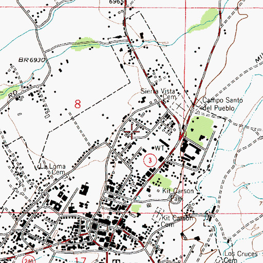 Topographic Map of 10116 Water Well, NM