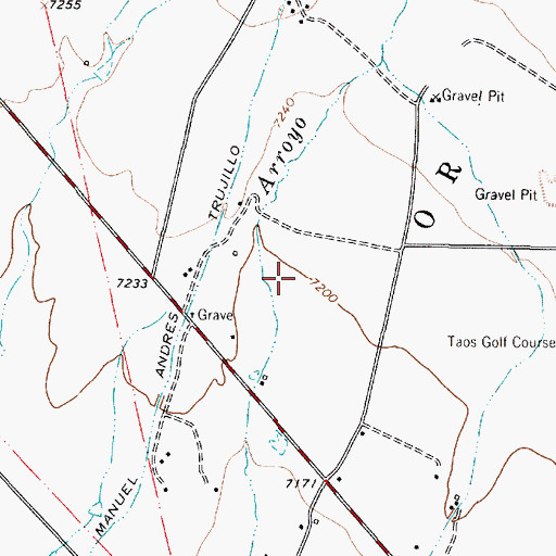 Topographic Map of 10050 Water Well, NM