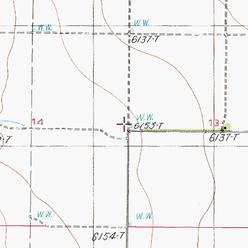 Topographic Map of 10005 Water Well, NM