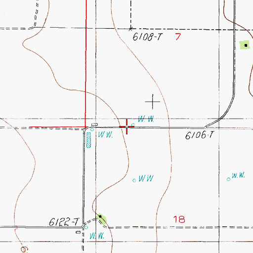 Topographic Map of 10019 Water Well, NM