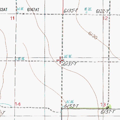Topographic Map of 10004 Water Well, NM
