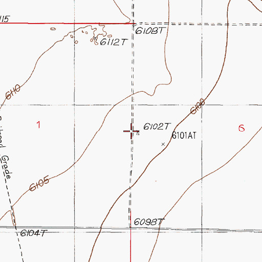 Topographic Map of 10074 Water Well, NM