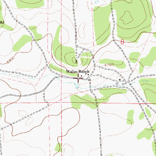 Topographic Map of Home Water Well, NM