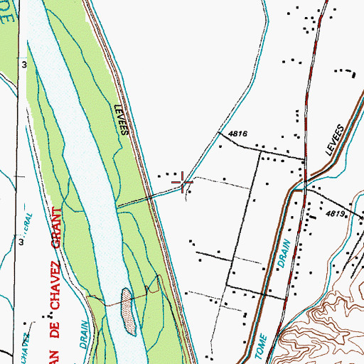 Topographic Map of 10006 Water Well, NM