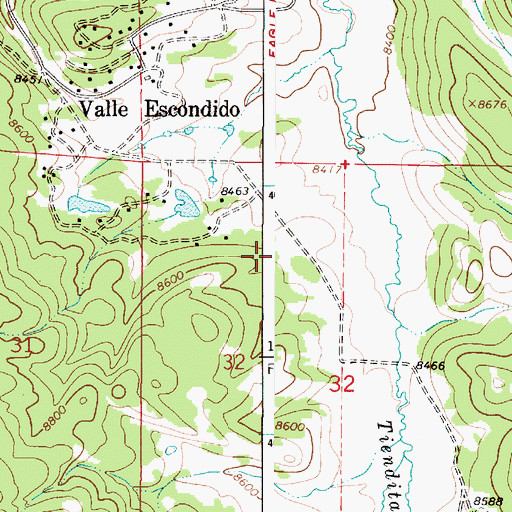 Topographic Map of RG-18880-S-6 Water Well, NM