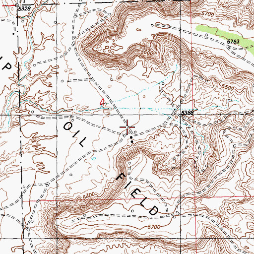 Topographic Map of WS-3 Water Well, NM
