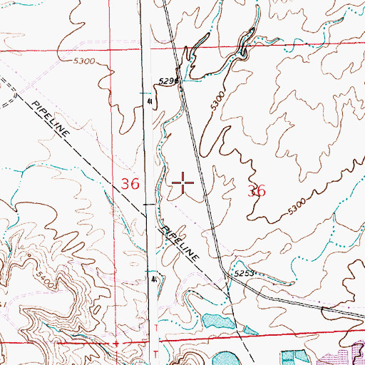 Topographic Map of GT-1 Water Well, NM