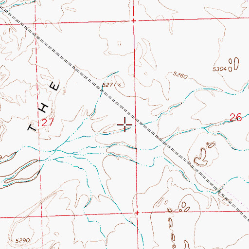 Topographic Map of PS B Water Well, NM