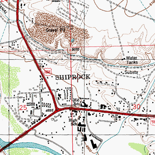 Topographic Map of 12K-300A Water Well, NM