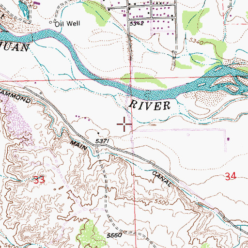 Topographic Map of PS-3 Water Well, NM