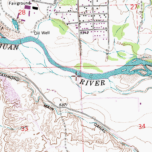 Topographic Map of PS-1 Water Well, NM