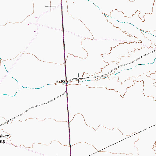 Topographic Map of Sul Spring 03 Water Well, NM