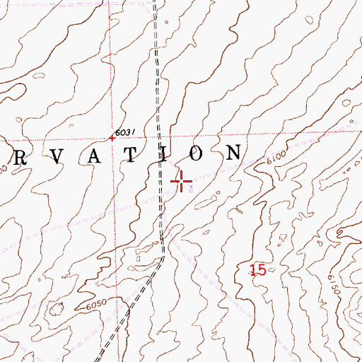 Topographic Map of 13T-517 Water Well, NM