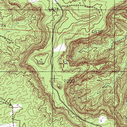 Topographic Map of Hodges Number 4 Water Well, NM