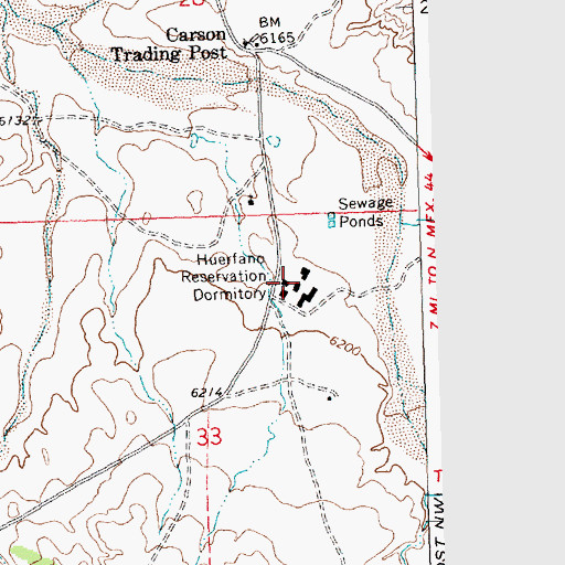 Topographic Map of Dorm PM2 Water Well, NM