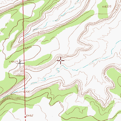 Topographic Map of 12T-631 Water Well, NM