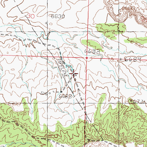 Topographic Map of 19T-342 Water Well, NM