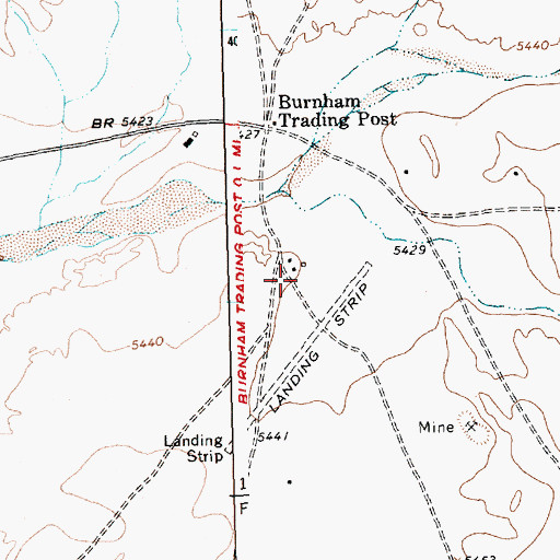 Topographic Map of 13T-501 Water Well, NM
