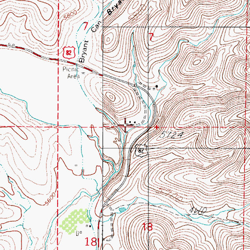 Topographic Map of 10646 Water Well, NM