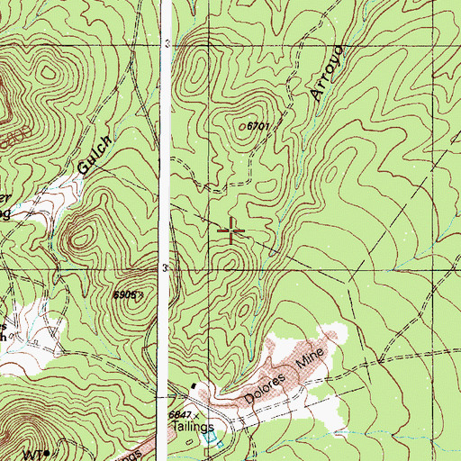 Topographic Map of RG-22911 Water Well, NM